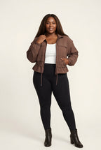 Élan Cropped Athletic Jacket