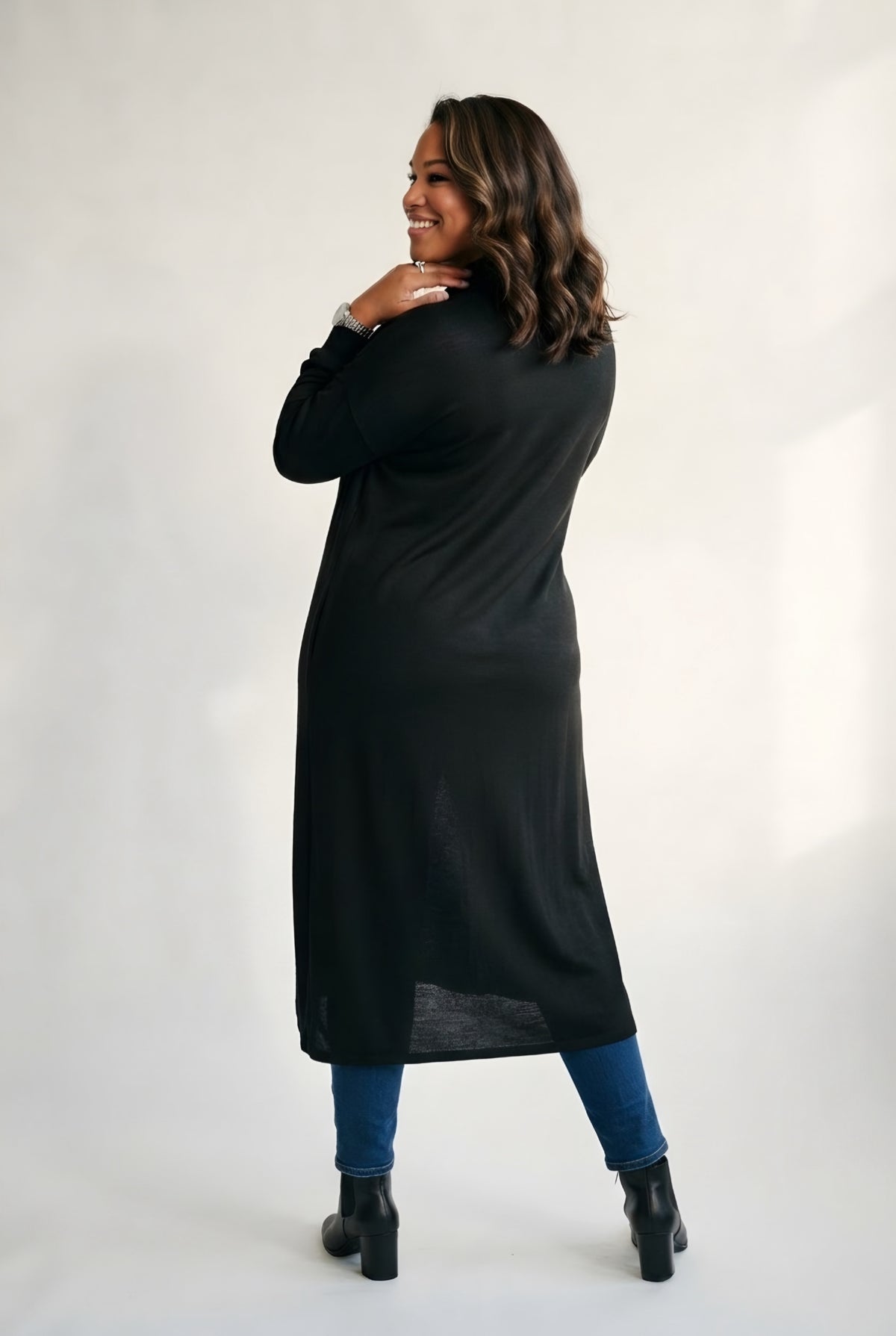 Cité Turtleneck Tunic — Noir