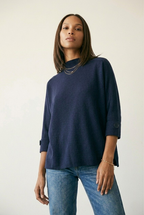 Nacelle Button Sleeve Knit Sweater