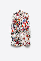 Corolle Floral Belted Mini Dress