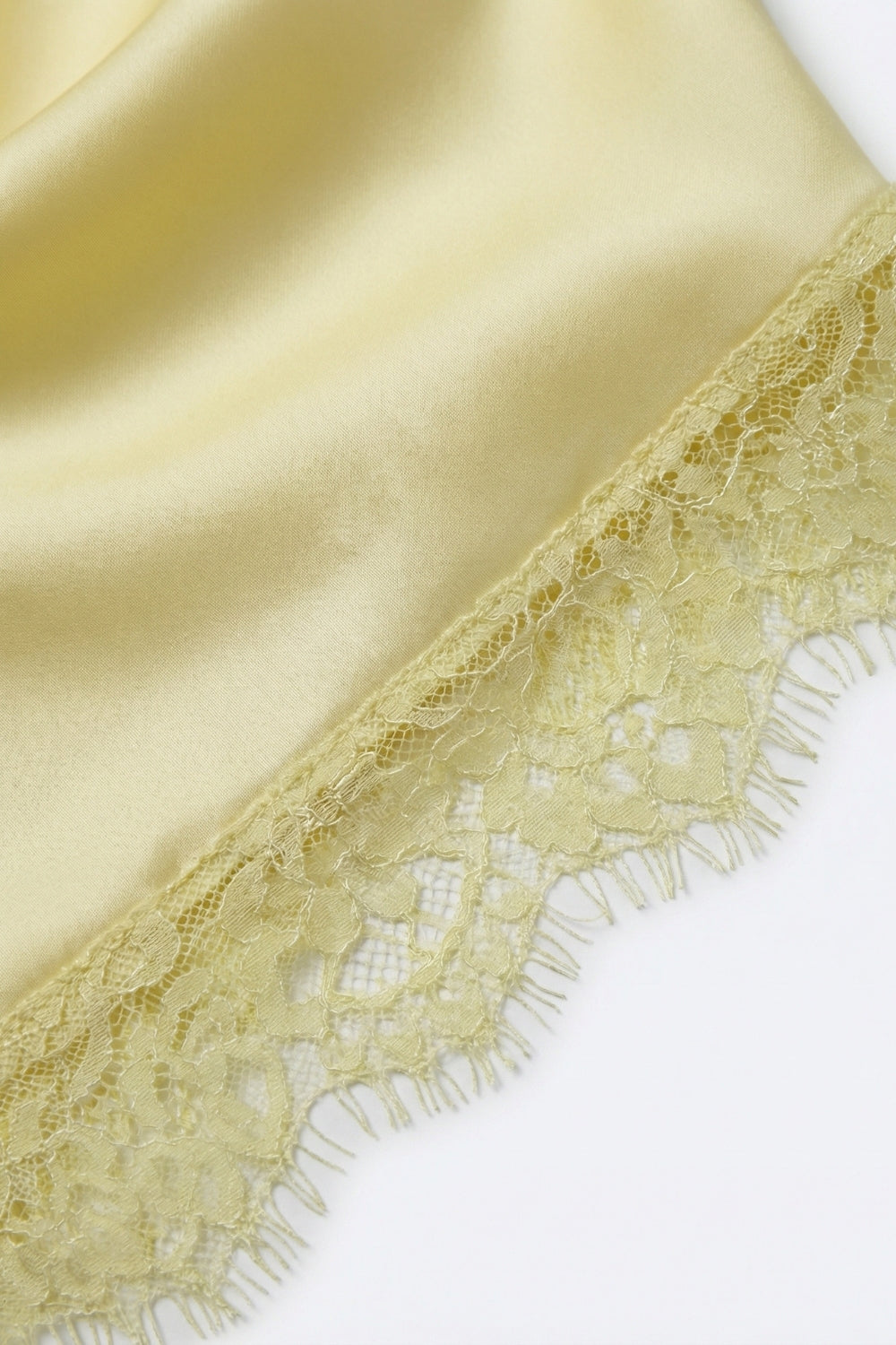 Asymétrie Satin Lace Top