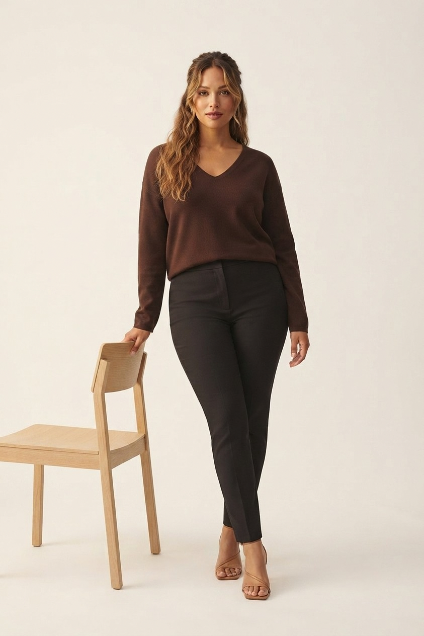 Nervuré Linear Texture Sweater