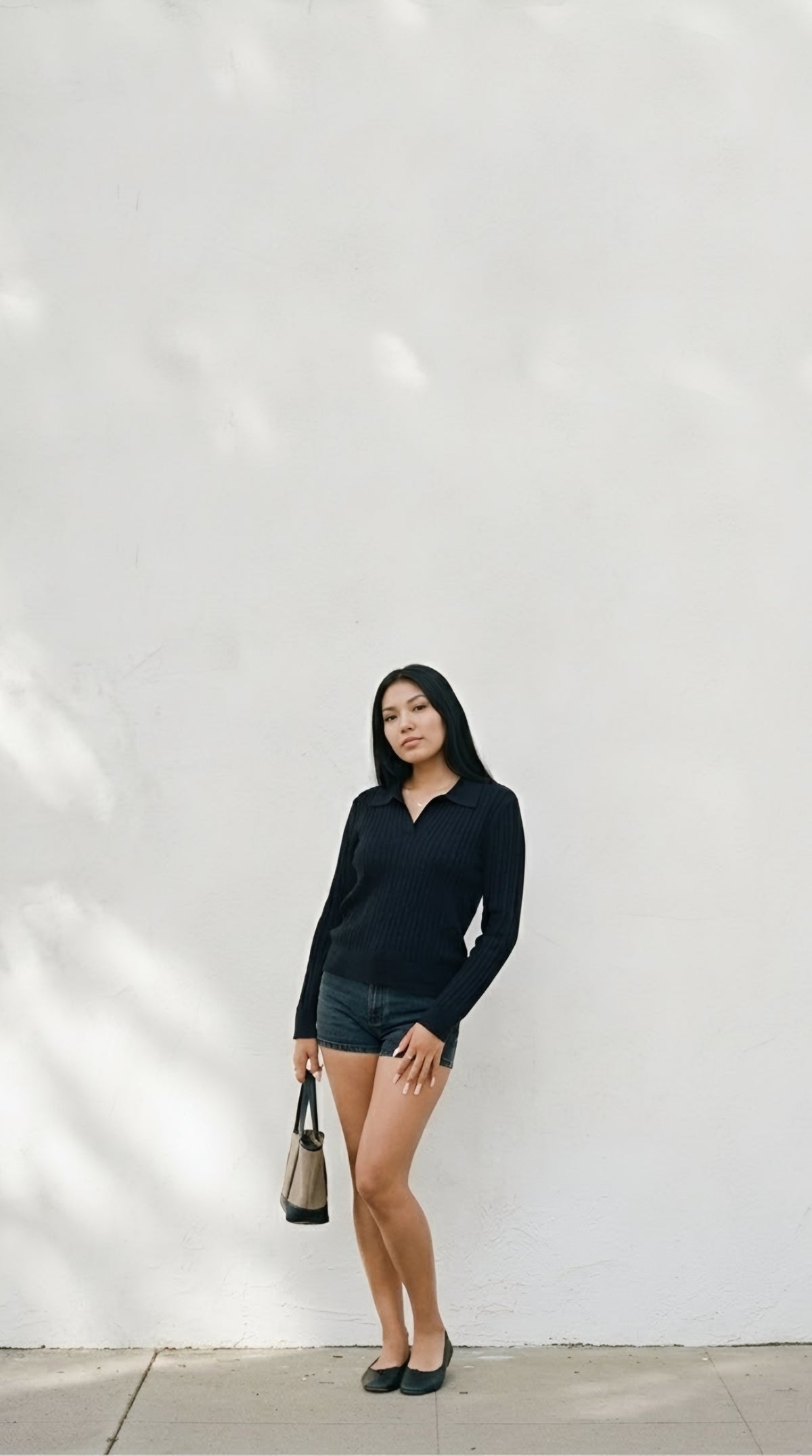 Câble Polo Knit Sweater