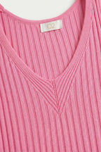 Nerveux Ribbed V-Neck Tank
