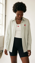 Amour Stripe Shirt & Tank Set