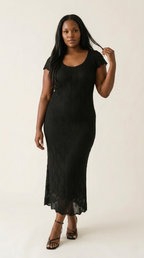 Guipure Lace Maxi Dress