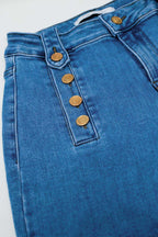 Nautique Straight Golden Button Jeans