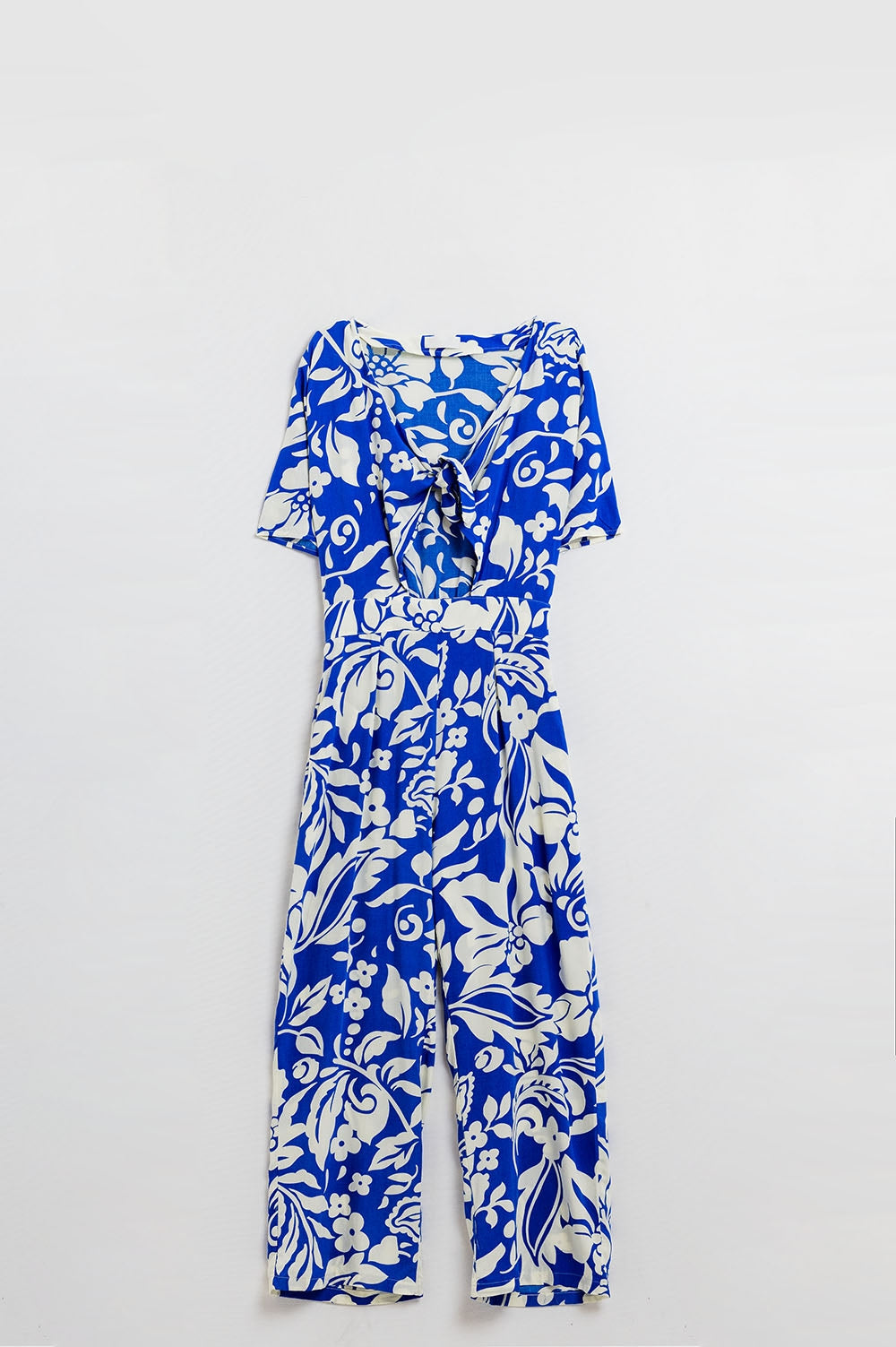 Bouquet Keyhole Floral Jumpsuit