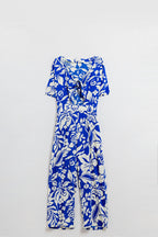 Bouquet Keyhole Floral Jumpsuit