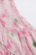 Pétale Ruffle Floral Maxi Dress