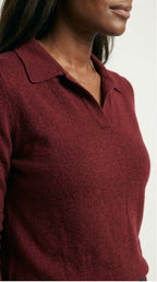 Liseré Polo Knit Sweater