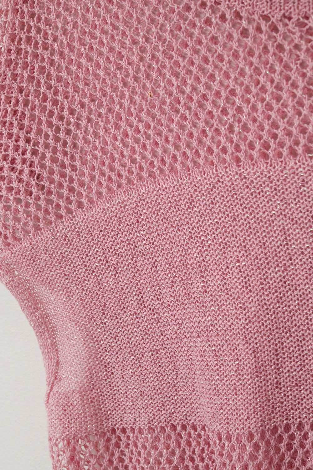 Treillis Cap Sleeve Sweater