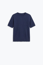 Câble Fine Knit Crew Neck