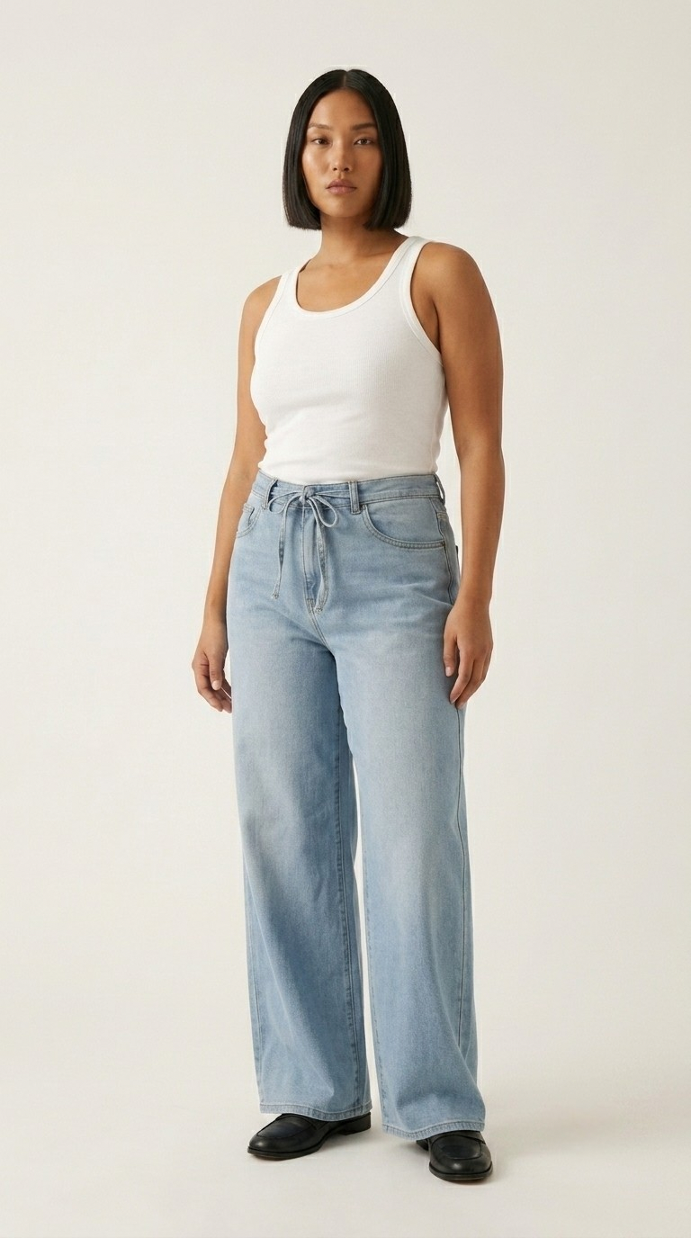 Holgura Wide Leg Jeans