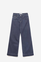 Largeur Dark Wash Wide Leg Jeans