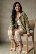 Latte Au Matcha Corduroy Jacket