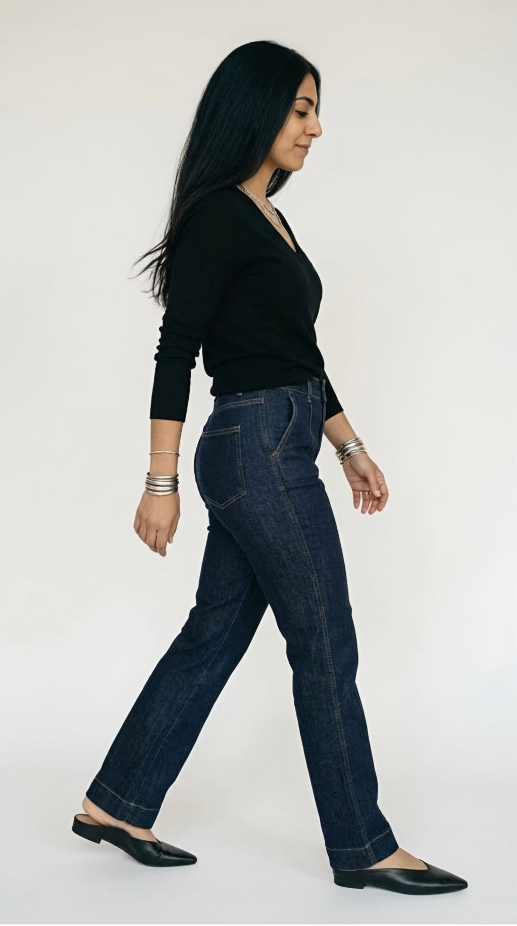 Joug Dark Blue Straight Leg Jeans
