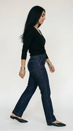 Joug Dark Blue Straight Leg Jeans