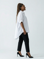 Amplitude Oversized Button Blouse