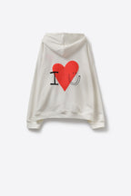 Câlin Bouclé Heart Hoodie