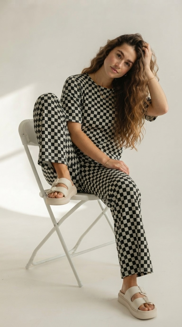 Damier Lounge Set