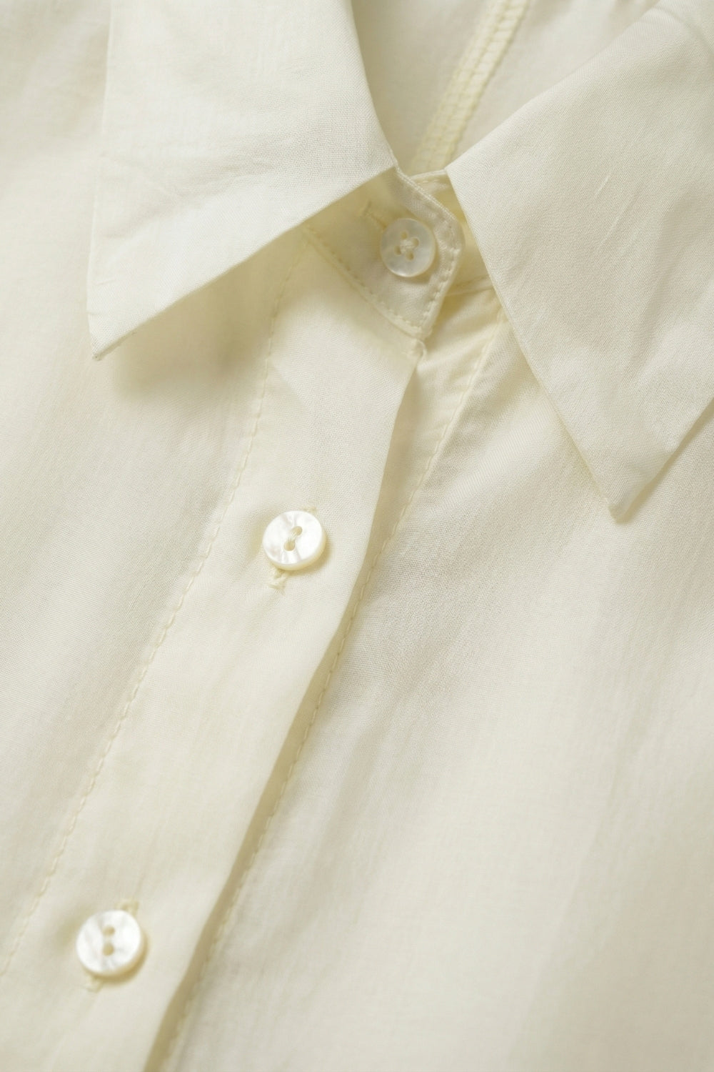 Diaphane Sheer Button-Down Shirt