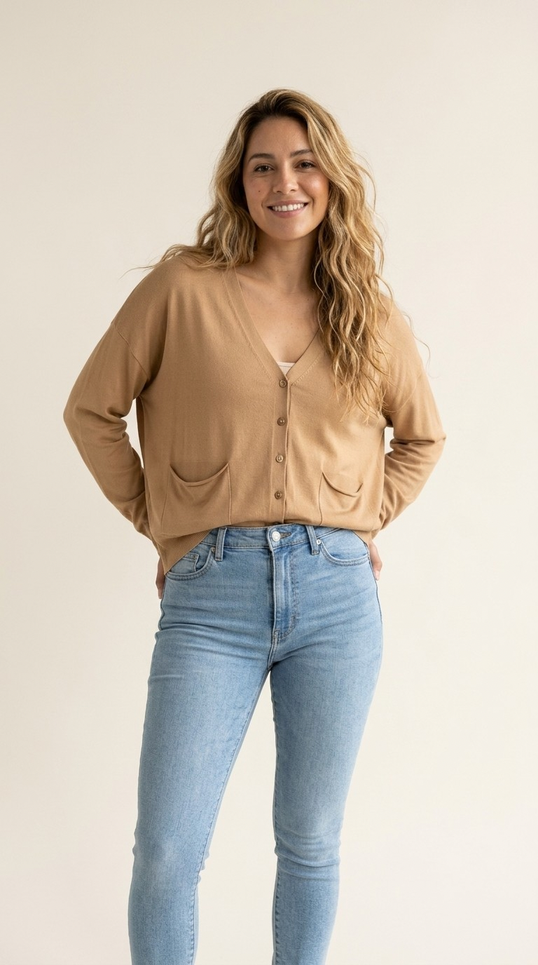 Poche Fine Knit Cardigan