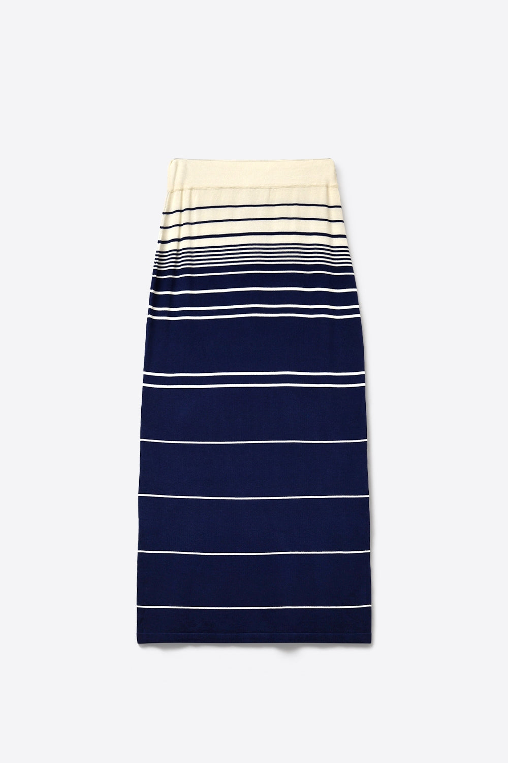 Bord Stripe Knit Midi Skirt