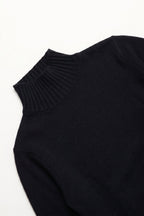 Tourelle High Collar Knit Sweater
