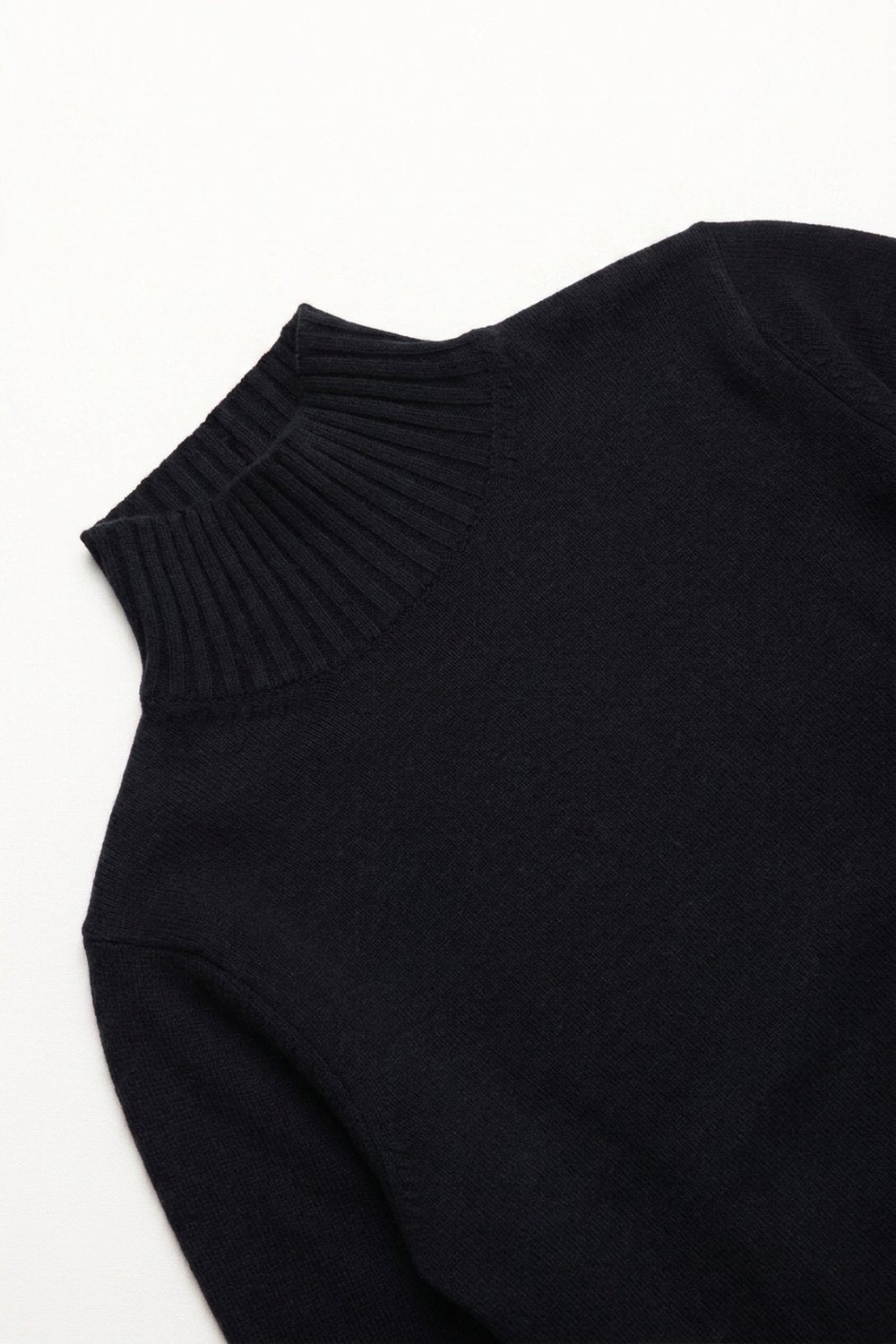 Tourelle High Collar Knit Sweater