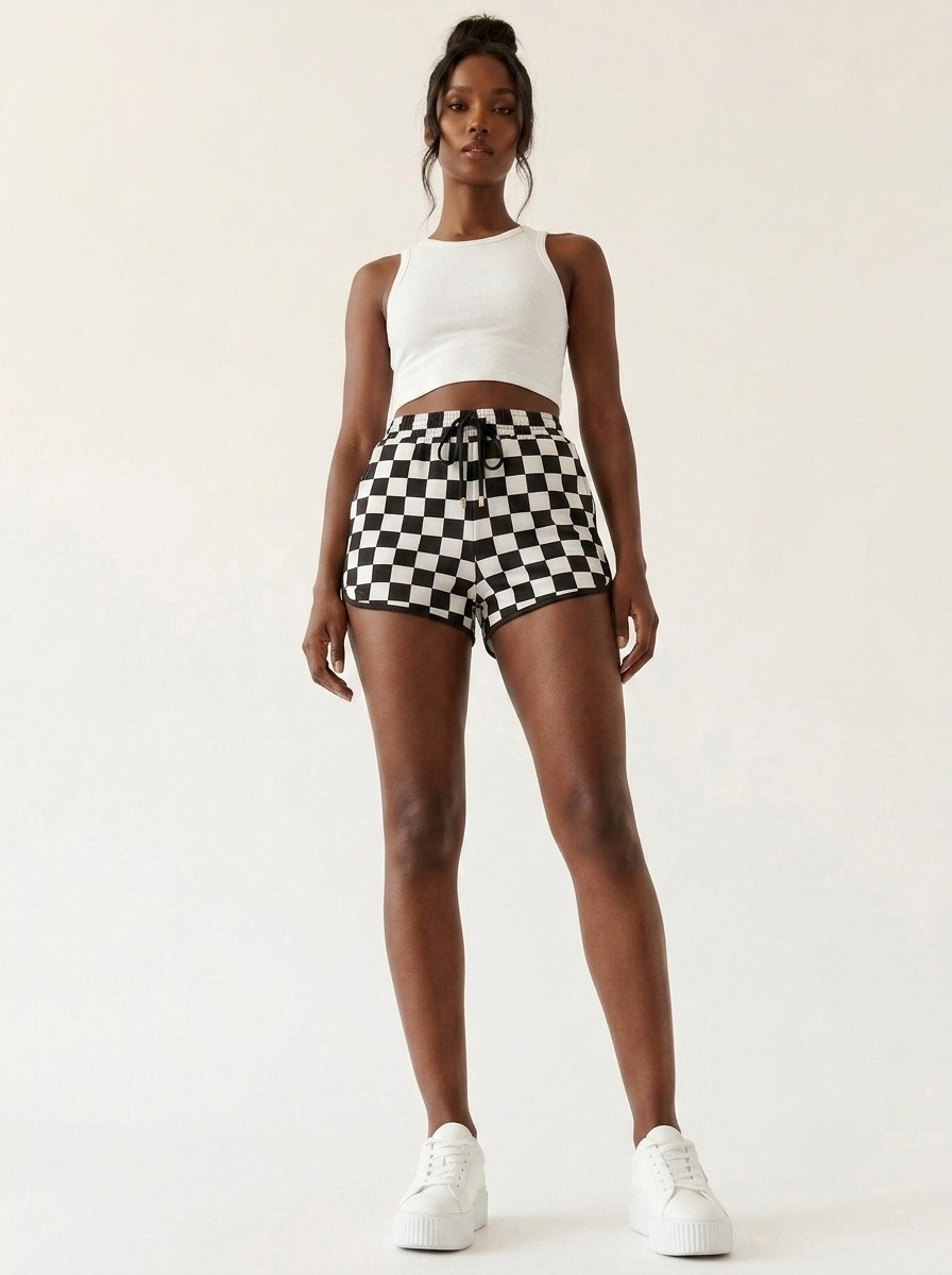 Damier Checkered Shorts