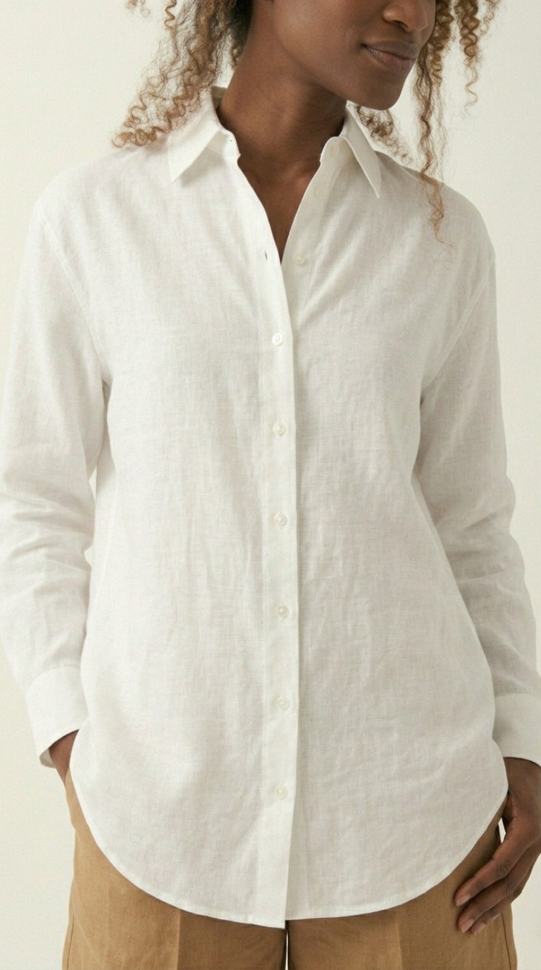 Diaphane Sheer Button-Down Shirt