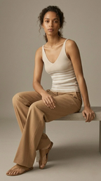 Cascade Stripe Ribbed Tank