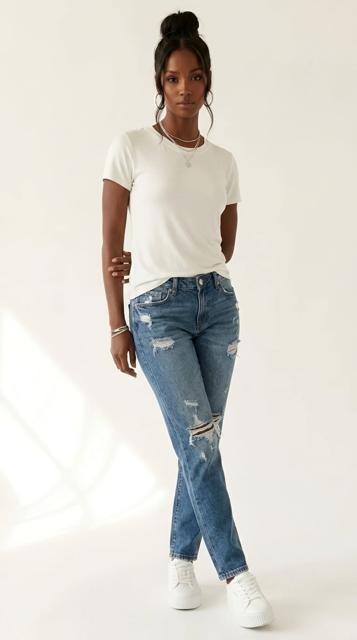 Essentiel White Viscose Tee