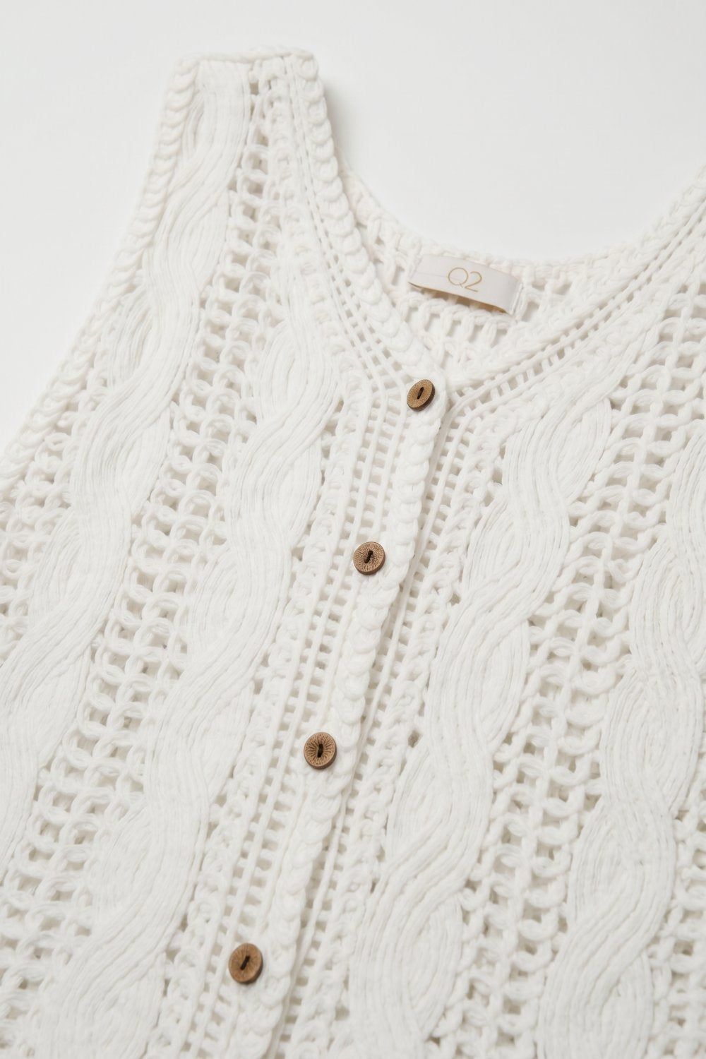 Brisa Cable Knit Vest