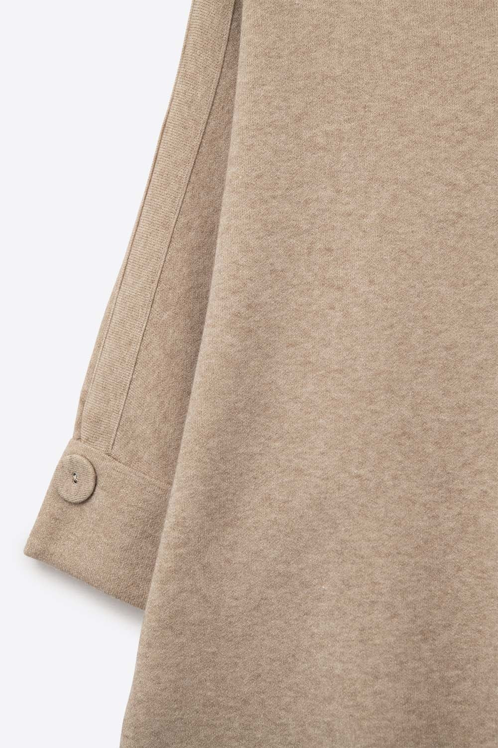 Nacelle Button Sleeve Knit Sweater