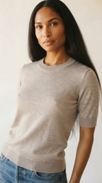 Laine Fine Knit Crew Neck