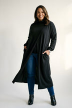 Cité Turtleneck Tunic — Noir