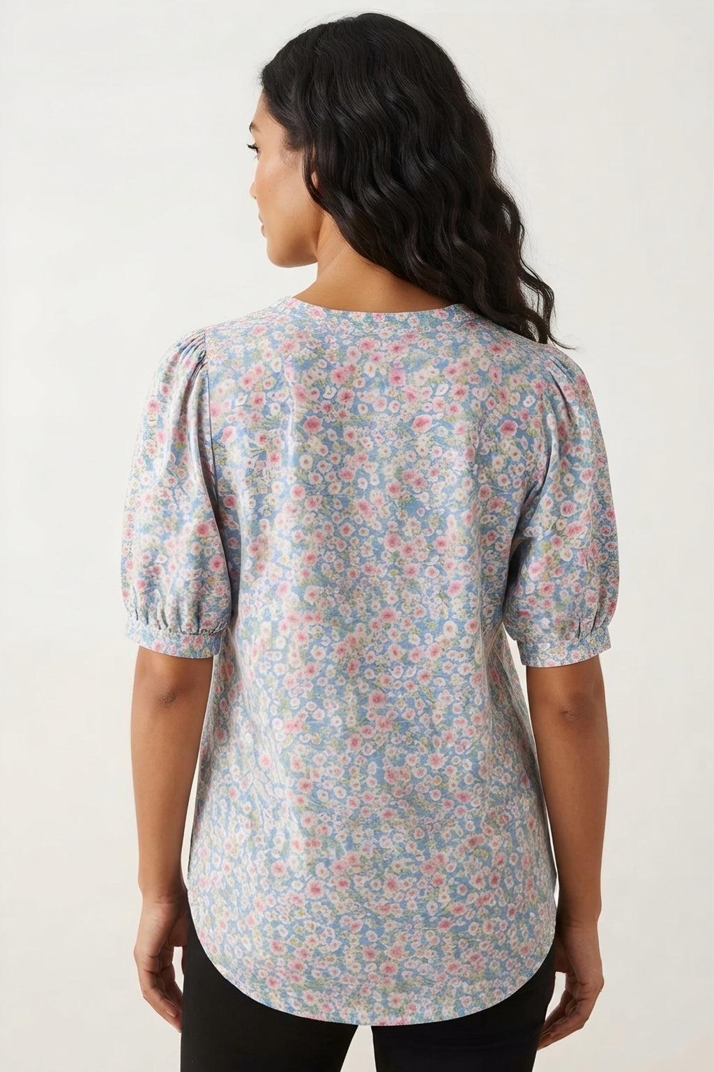 Fleurette Puff Sleeve Blouse