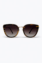 Minois Brown Tortoise Cat Eye Shades