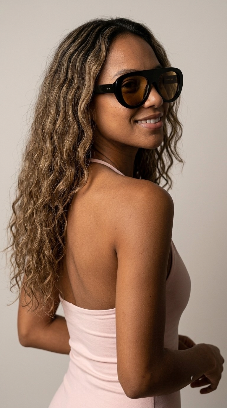 Bouclier Brown Lens Wide Shades