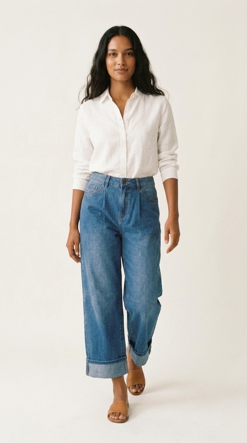 Cambre Wide Leg Jeans