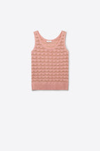 Lucent Metallic Knit Tank