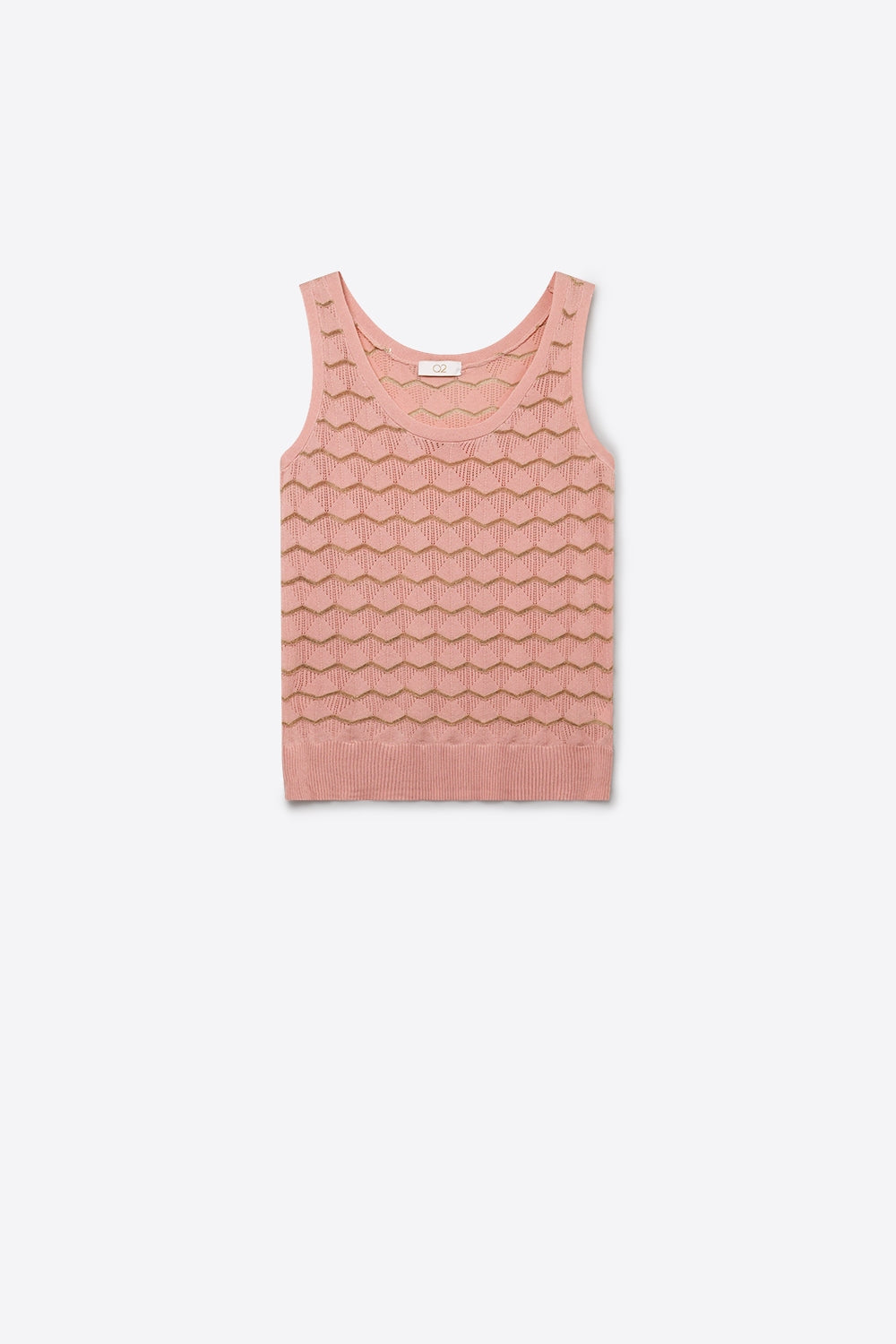 Lucent Metallic Knit Tank