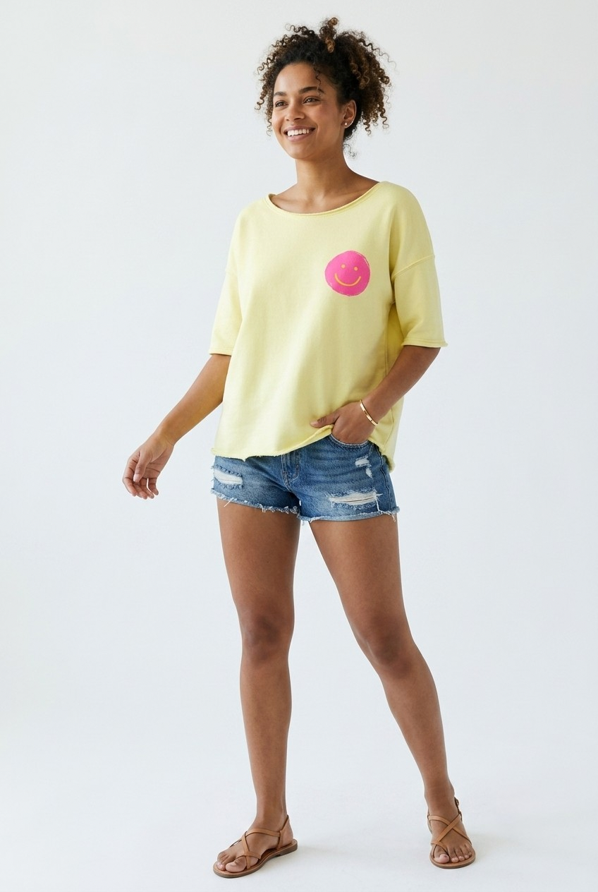 Sourire Smiley Graphic Sweatshirt