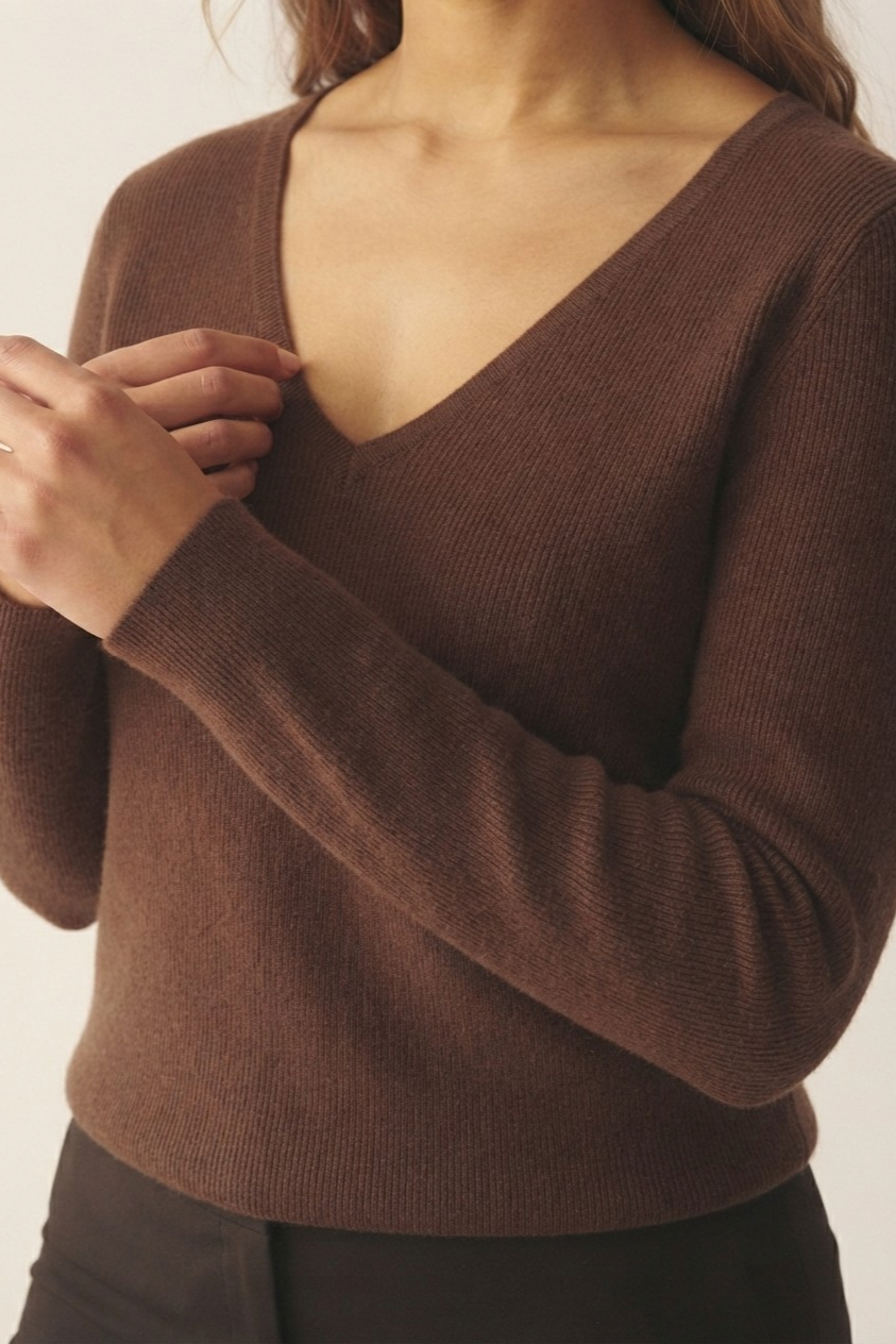 Nervuré Linear Texture Sweater