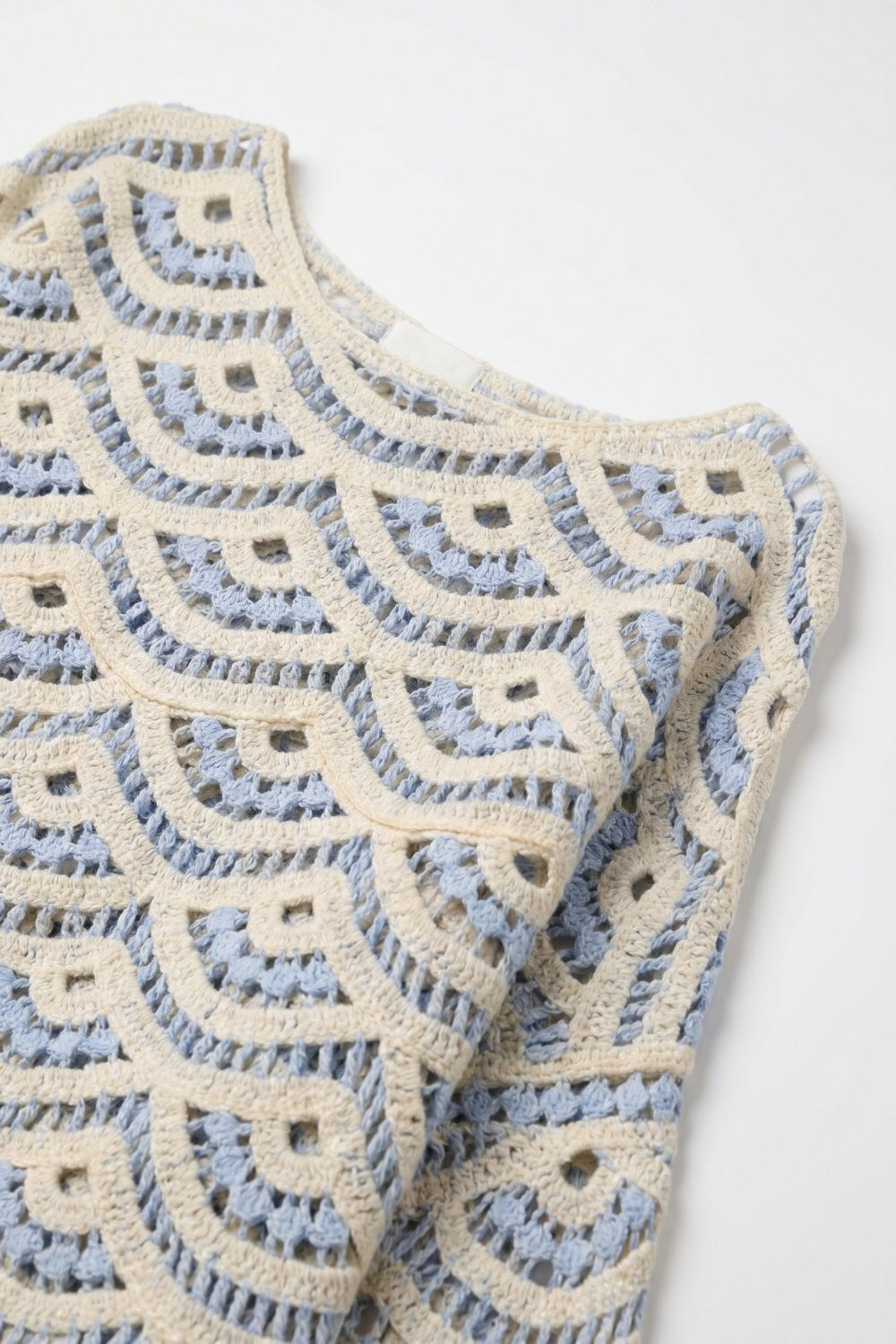 Festón Crochet Scalloped Top