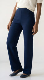 Fluide Stretch Knit Wide Leg Pants