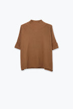 Hausse Chunky Ribbed High Collar Sweater