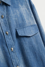 Nuée Strass Chiffon Shirt
